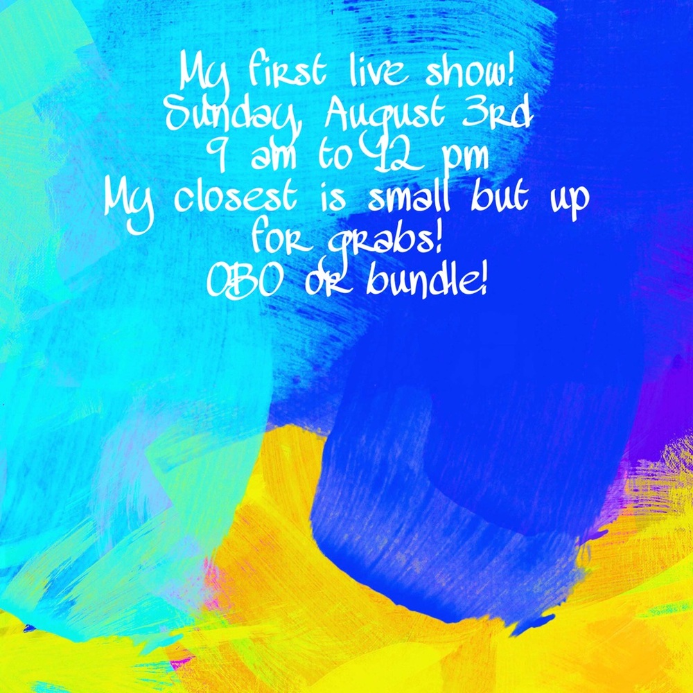 My First Live Show!